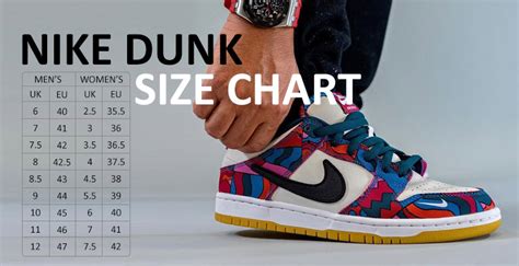 guide to nike dunks|nike dunk high size guide.